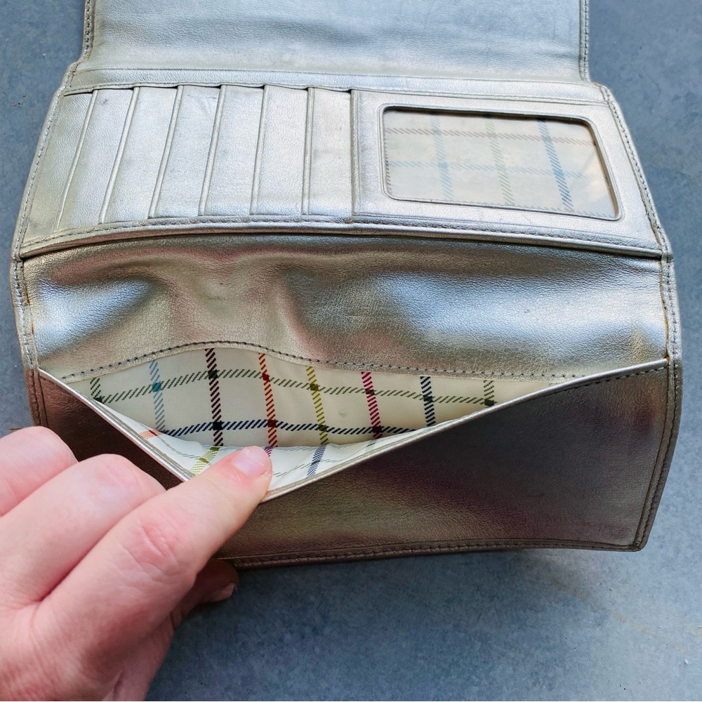 Coach Vintage Y2K Classic C Logo Butter‎ Soft Rose Gold Leather Wallet - Picture 3 of 6